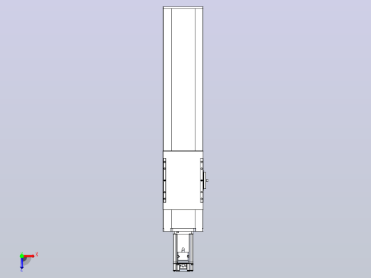 滚珠丝杠直线轴带导轨全封闭TPA-HCR-120D-1610C-L400-M-C-P40-N3俯视缩略图