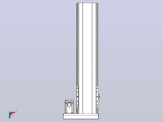 日规模组半封闭丝杆TPA-HNR-202D-2510C-L700-ML-Y-P75-N3俯视缩略图