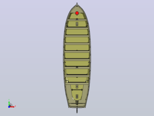 小型船模型2前视缩略图