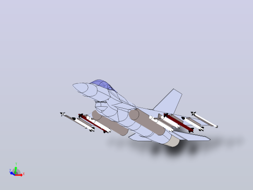 F-16战斗机猎鹰