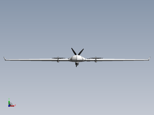 VTOL 垂直起降无人机前视缩略图