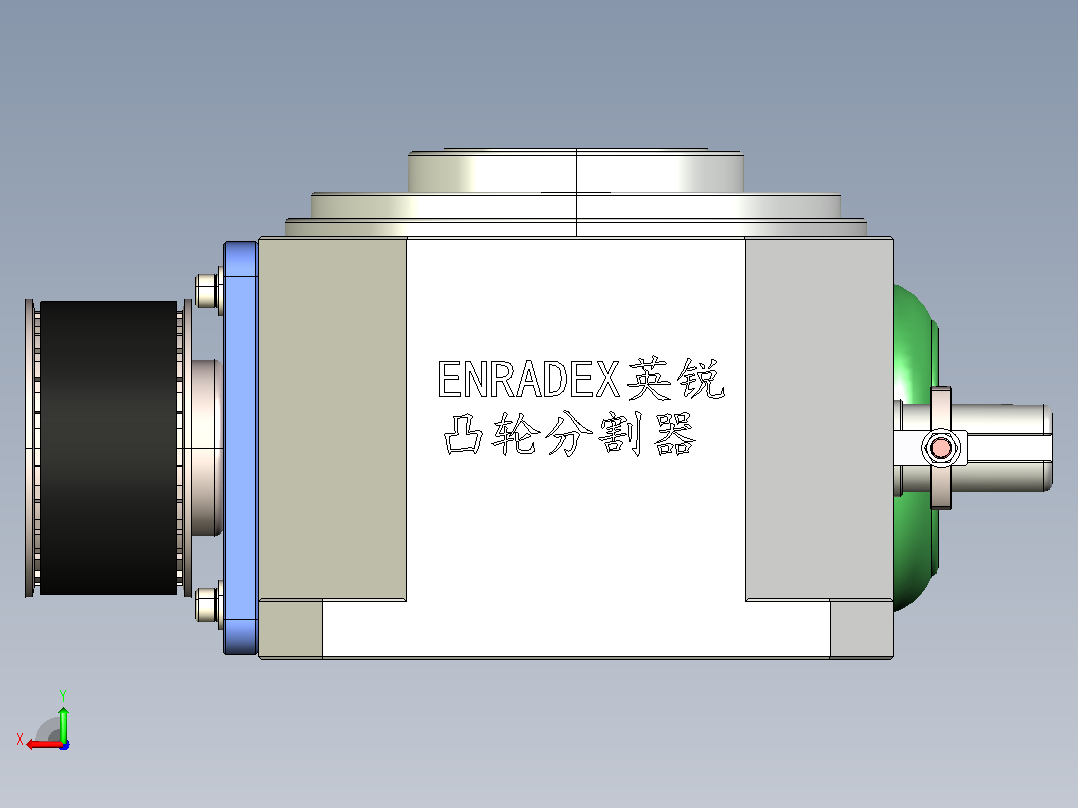 ER-RU180DT英锐凸轮分割器全套3D图档后视图