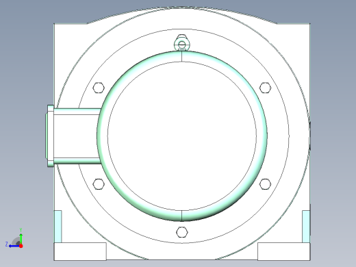 YCT电磁调速电机滑差电机无极调速速电机[YCT315-4B]右视缩略图