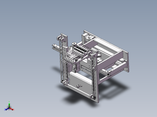定位设备工装正等轴测缩略图