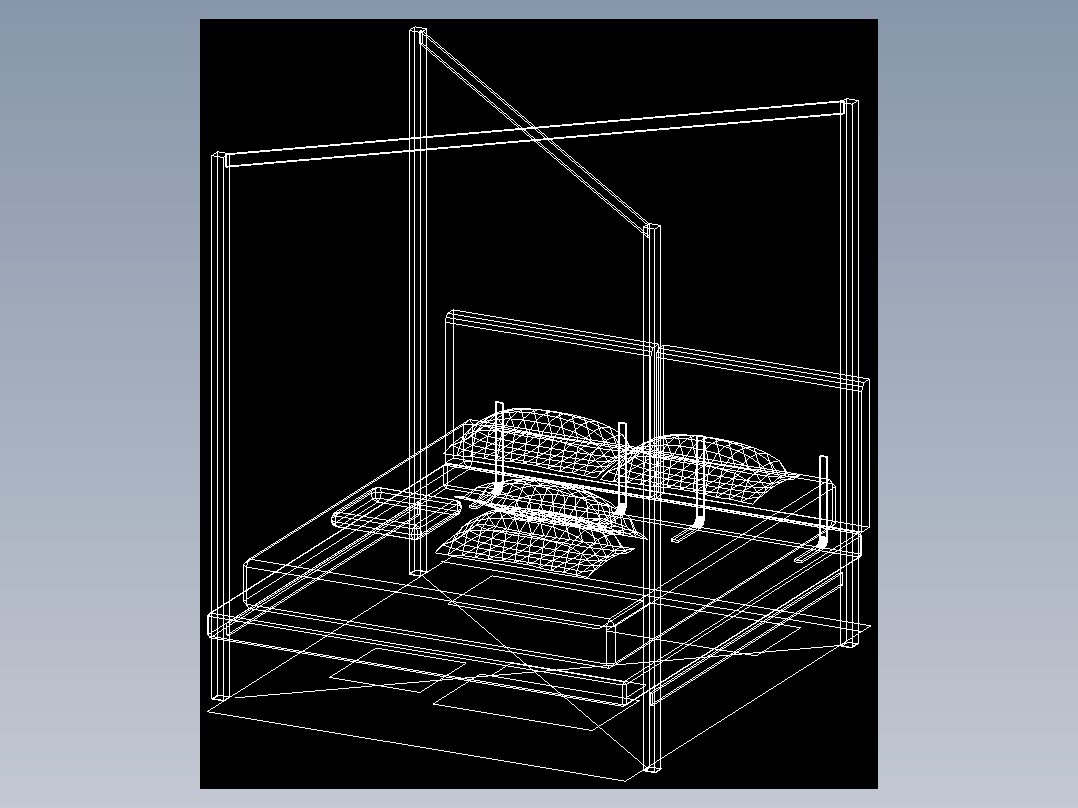 室内家具和灯具等的模型十-J-B14