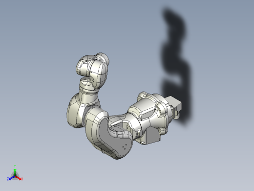 Kawasaki MC004 4kg机械臂模型3D图纸 STP格式
