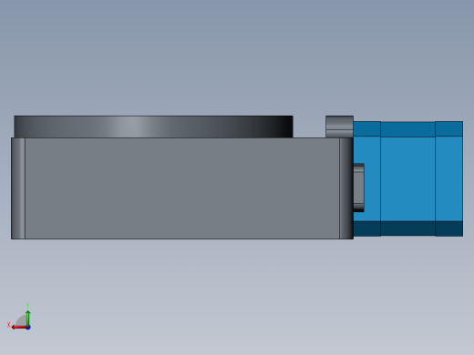 一维转台模型后视缩略图