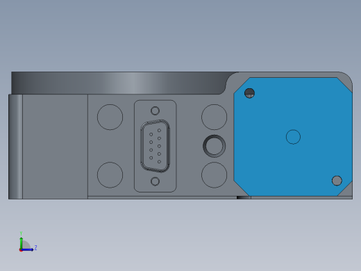 一维转台模型左视缩略图