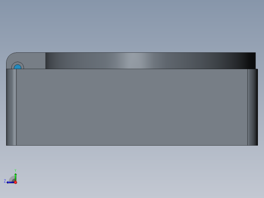 一维转台模型右视缩略图