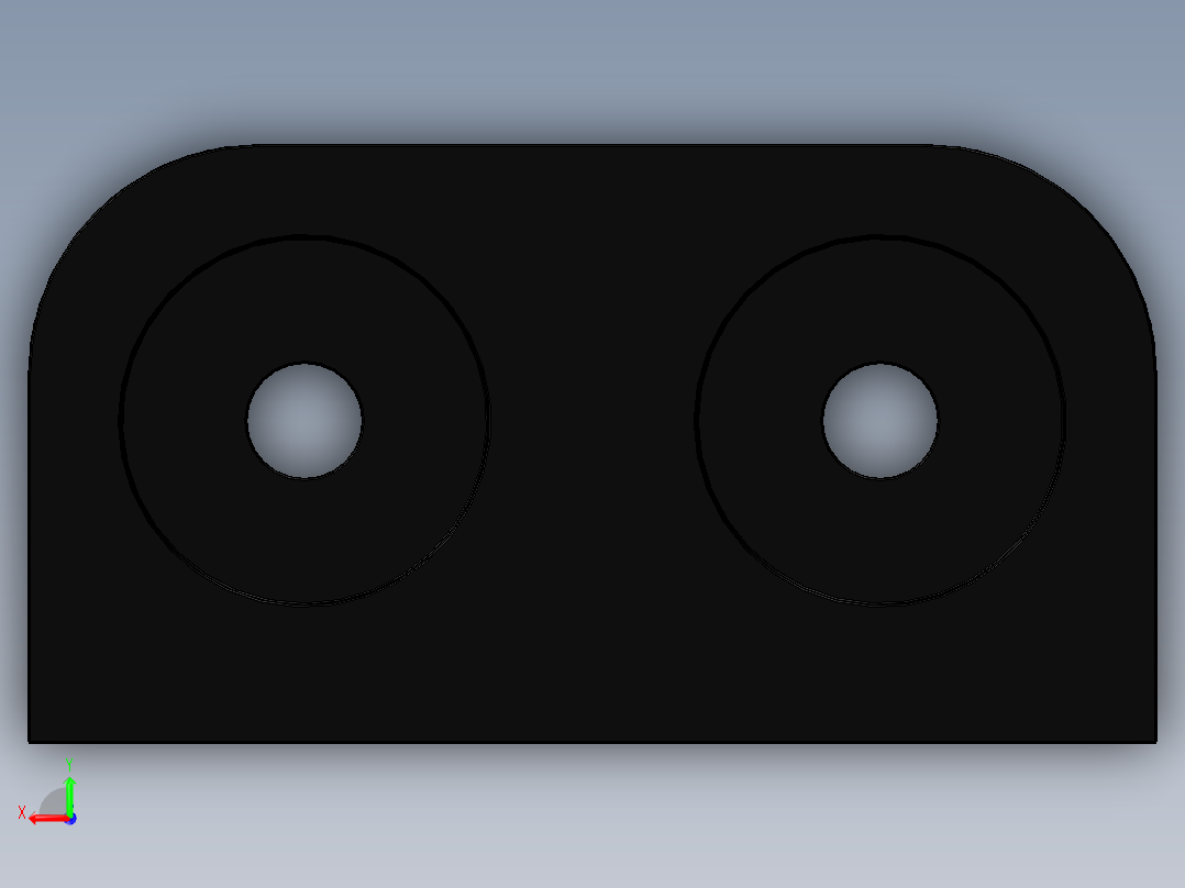 电池固定器设计图纸后视图