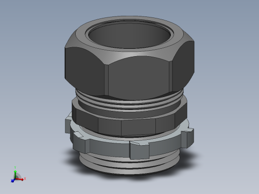 solidworks钢丝绳扣3D模型
