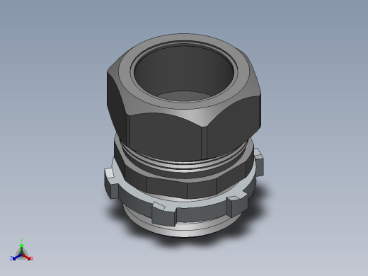 solidworks钢丝绳扣3D模型正等轴测缩略图