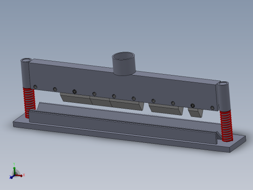 SOLIDWORKS 折弯机框
