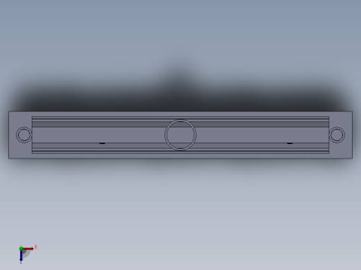 SOLIDWORKS 折弯机框俯视缩略图