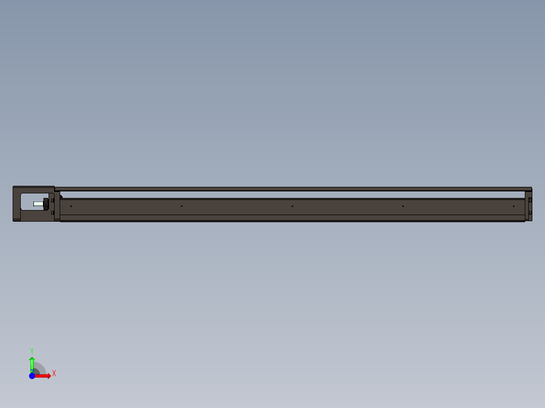 XZ坐标搬运码垛机械手3d图纸 双X轴米袋搬运机械手3d图纸三维模型前视图
