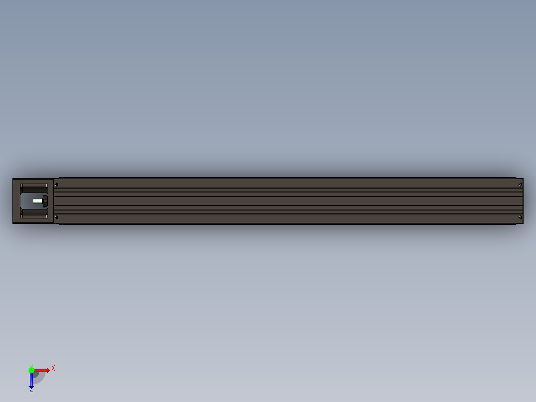 XZ坐标搬运码垛机械手3d图纸 双X轴米袋搬运机械手3d图纸三维模型俯视图