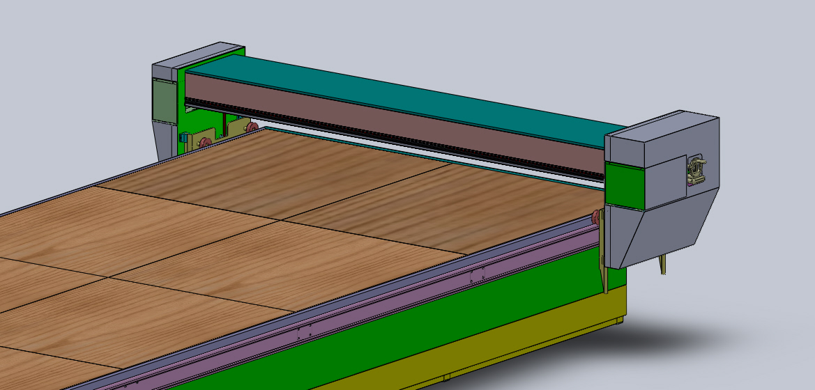自动砂光机 3D模型