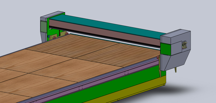 自动砂光机 3D模型