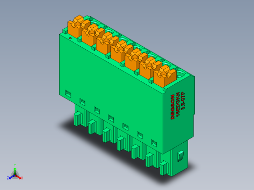DEGSON 15EDG 系列 3.5mm 插拔式接线端子 FullPack-15EDGKN-3.5-07P-14-00AH