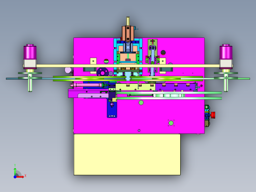 一出二插鱼叉端子装配机前视缩略图