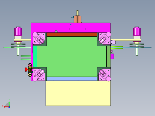 一出二插鱼叉端子装配机后视缩略图