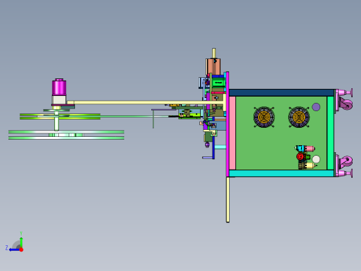一出二插鱼叉端子装配机右视缩略图