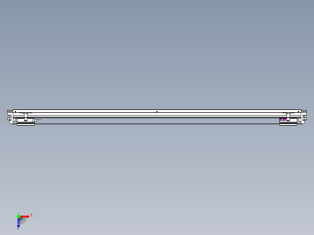 威洛博VL系列3d模型模组2VL22H1Y-S1500俯视图