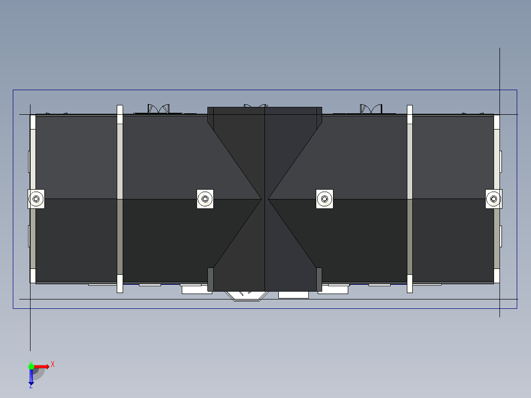 小镇房屋俯视图