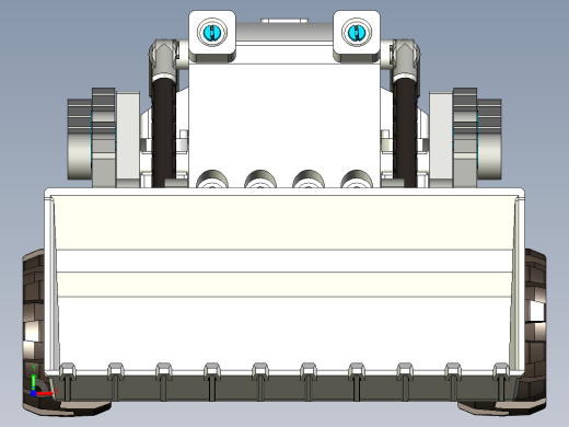 滑移装载机拼装模型 UG STP前视缩略图