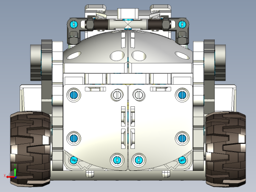 滑移装载机拼装模型 UG STP后视缩略图