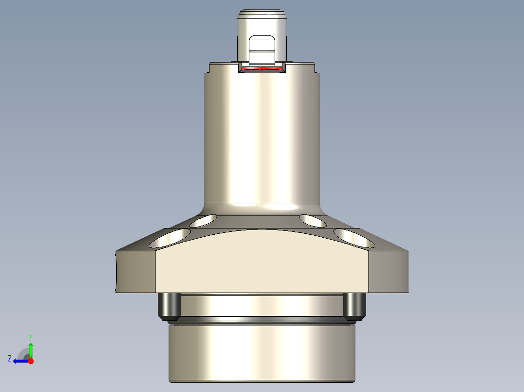 KOSMEKSFA2000-M2A-110-H50多系列多零件图纸模型多系列多零件图纸模型右视图