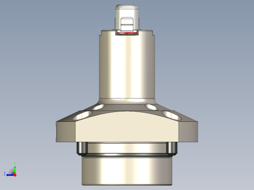 KOSMEKSFA2000-M2A-110-H50多系列多零件图纸模型多系列多零件图纸模型右视缩略图