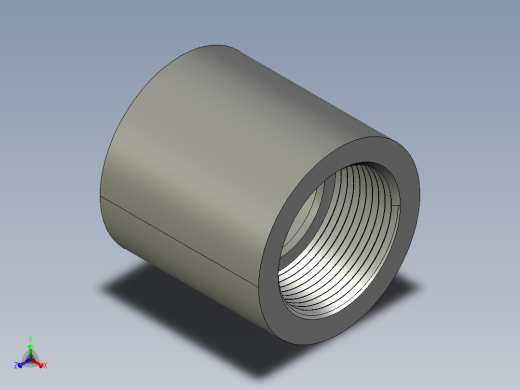船舶管路系统SeaCor_FemaleAdapter_SxFPT_37J135012_1.25in正等轴测缩略图