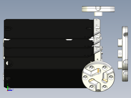 户外折扇可折叠风扇左视缩略图
