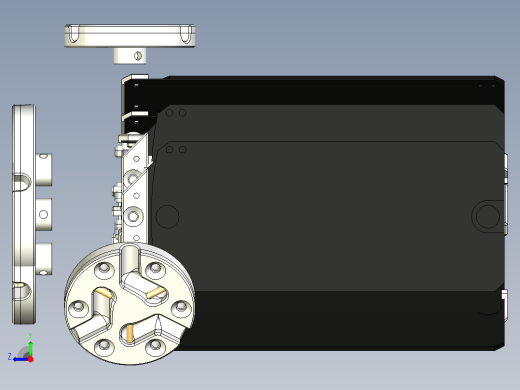 户外折扇可折叠风扇右视缩略图