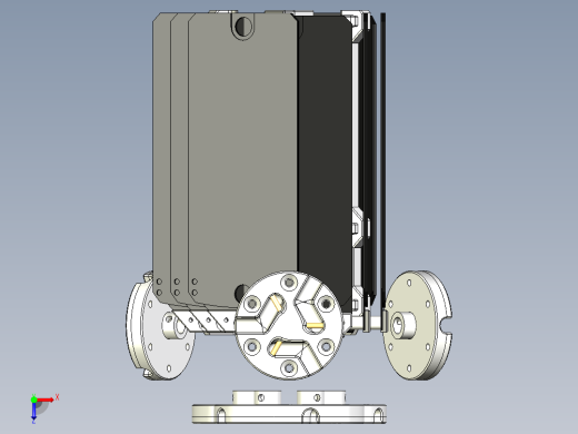 户外折扇可折叠风扇俯视缩略图