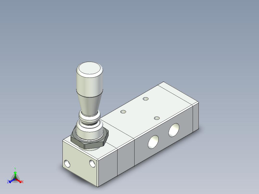 JXPC 4H 330-08（4H系列手拉阀）主视图
