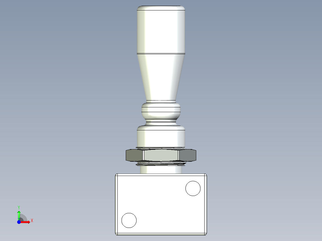 JXPC 4H 330-08（4H系列手拉阀）前视图