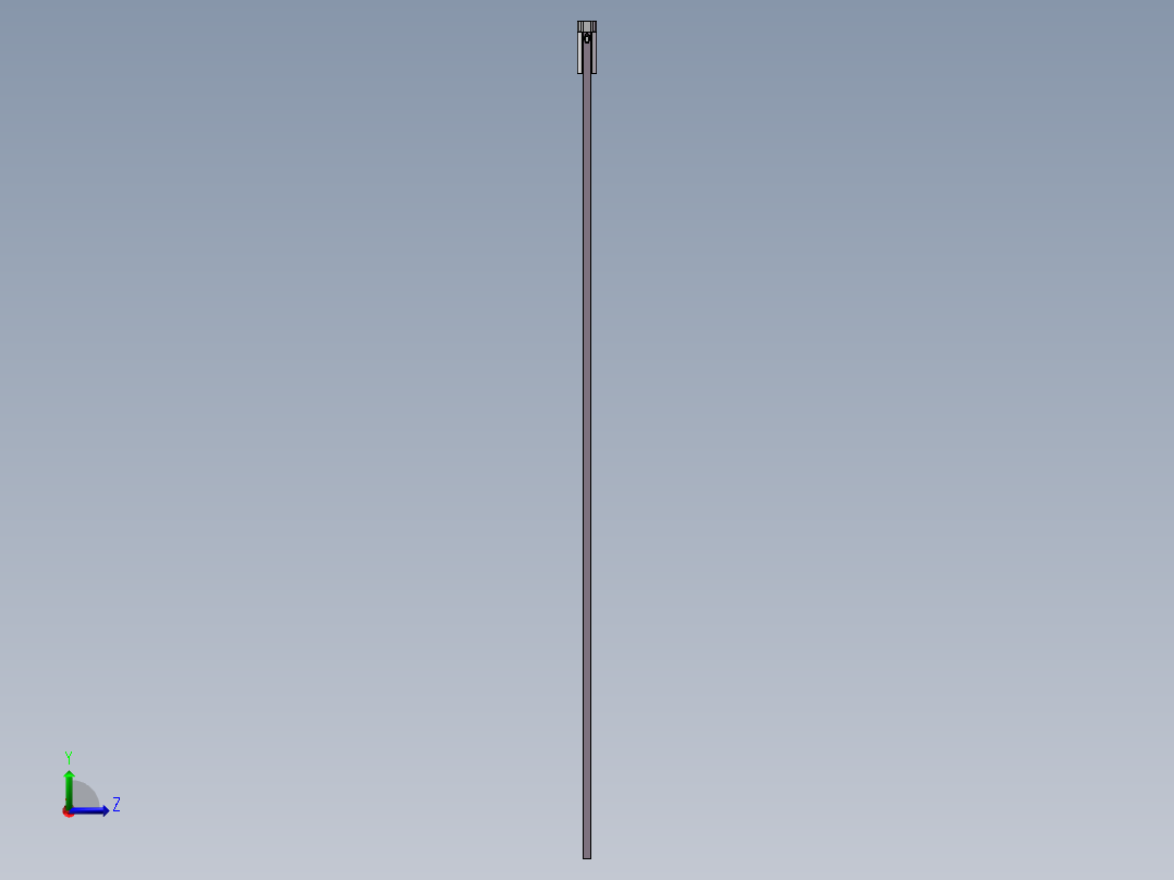 电动窗帘左视图