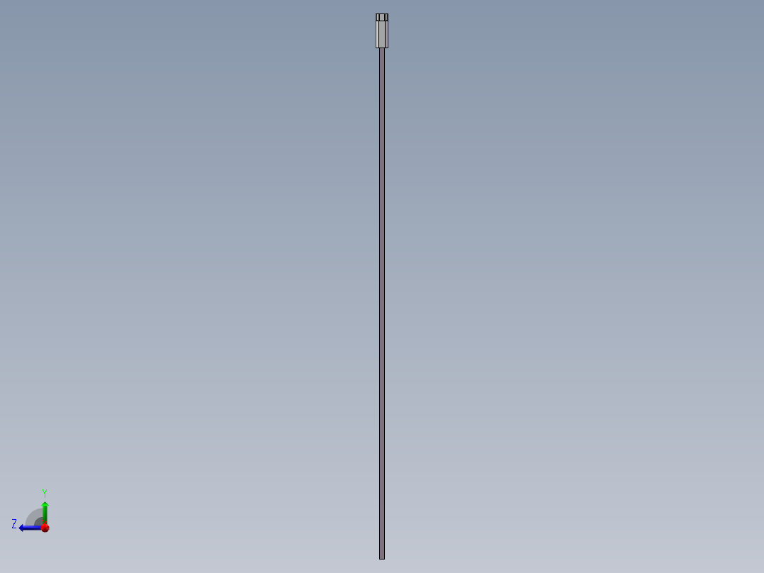 电动窗帘右视图