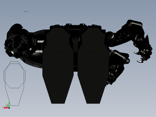 《环太平洋》电影中的暴风赤红后视缩略图