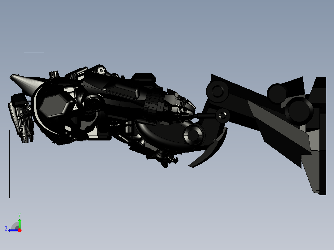 《环太平洋》电影中的暴风赤红右视图