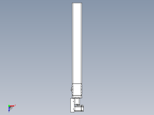 同步带全封闭直线模组TPA-HCB-105D-90-L800-ML-C-P20-N3俯视缩略图