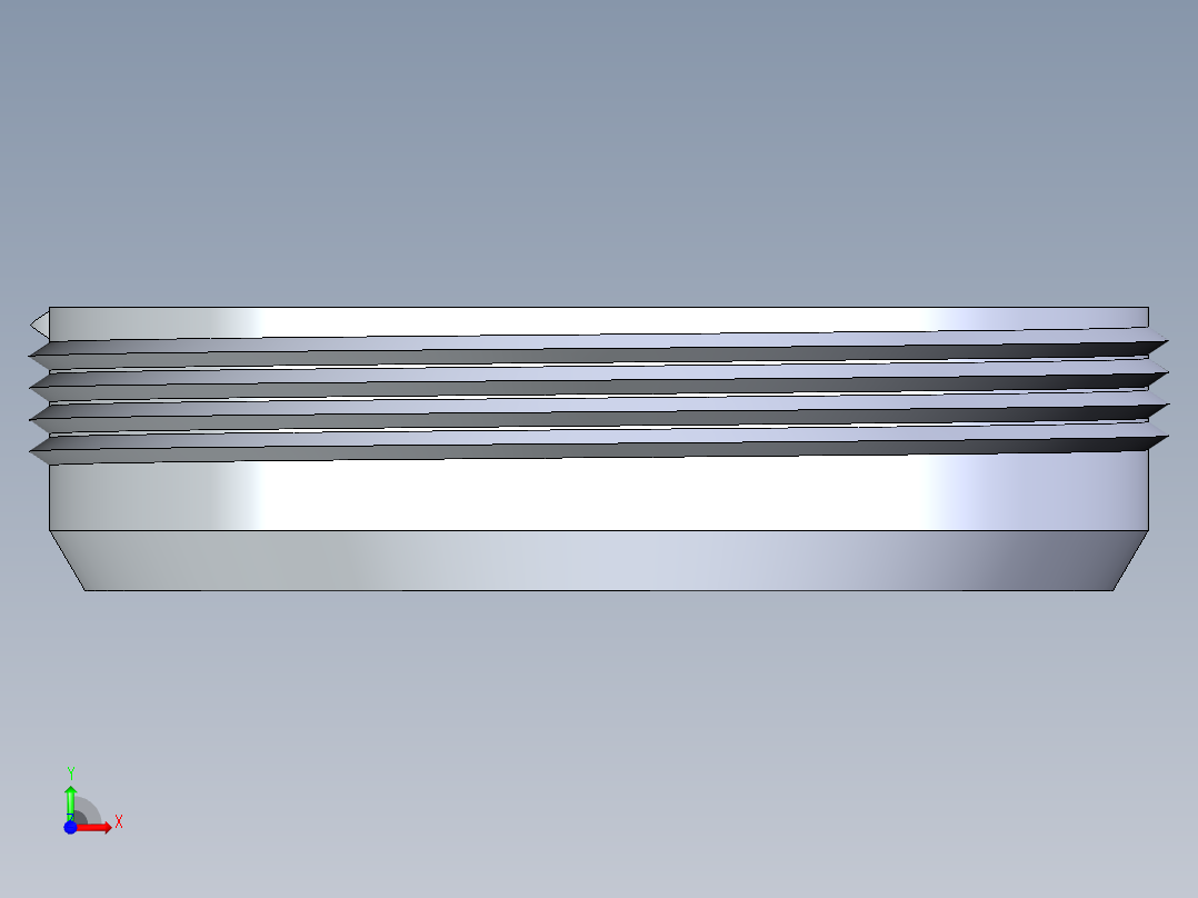 船舶管路系统S25_SeaDrainPLUS_CountersinkCleanPlug-MPT_37E170604_4in Sea Drain Plus - CounterPlug - MPT前视图