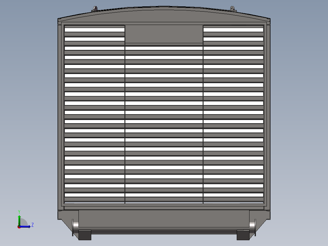 发电机安装的集装箱 SW STP左视图