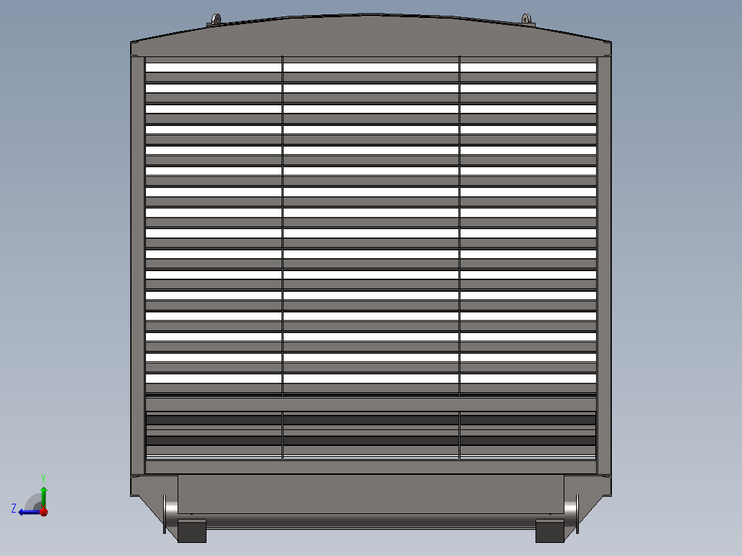 发电机安装的集装箱 SW STP右视图