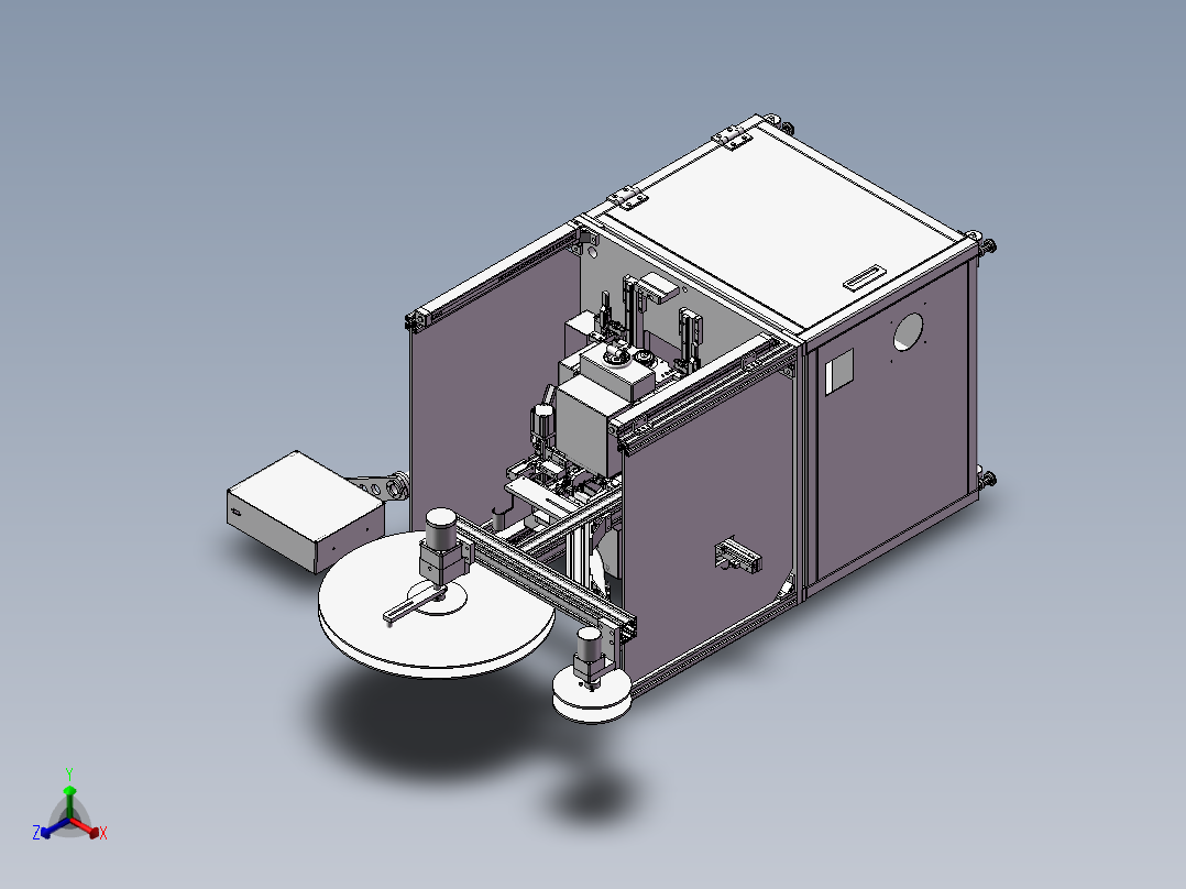 日本技术的自动凸轮插针机 USB TYPE C 高速电子凸轮插针机正等轴测图