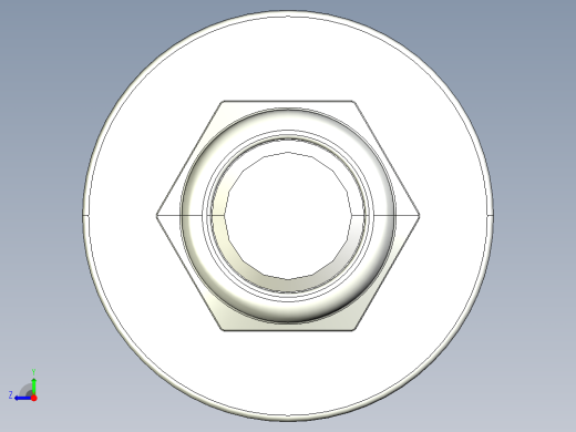 紧固件-STEP 0.3750 All-Thread右视缩略图
