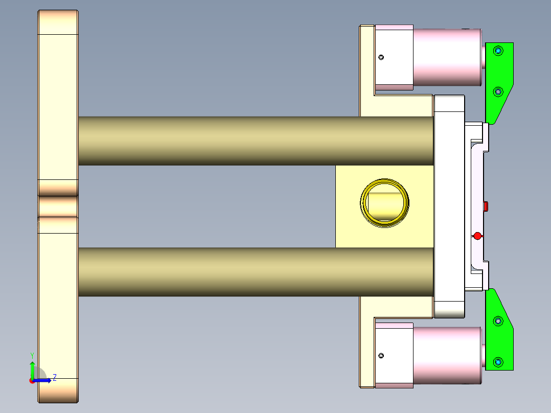 R4-CNC2笔记本CNC工装夹具三维模型-0831左视图