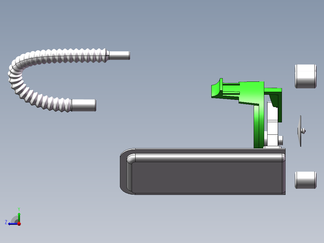 燃油泵结构图sw18可编辑右视图